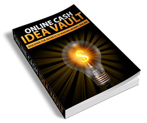 Product picture Online Cash Idea Vault With PLR